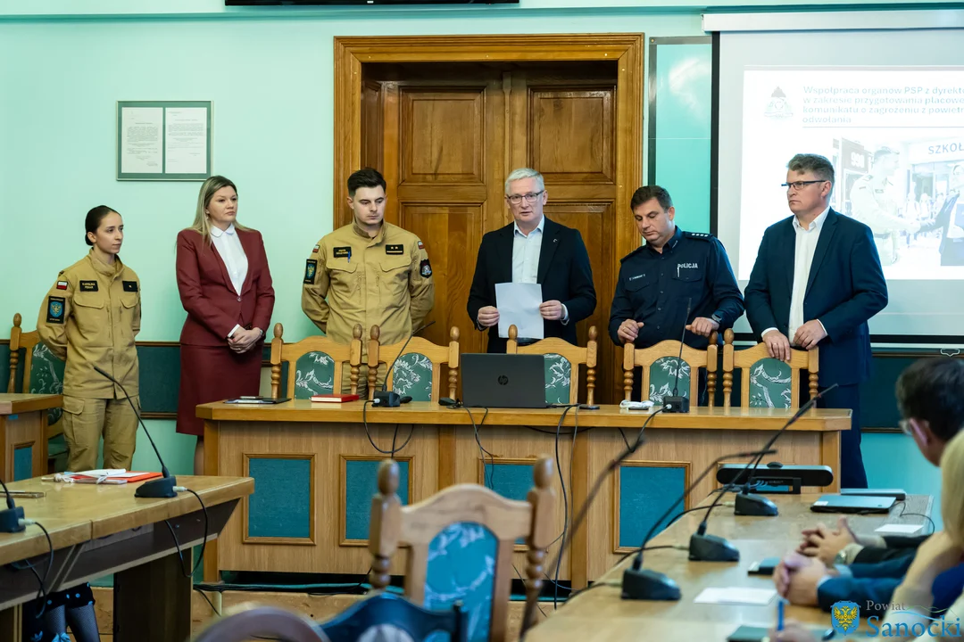 Bezpieczeństwo uczniów tematem spotkania służb z dyrektorami szkół